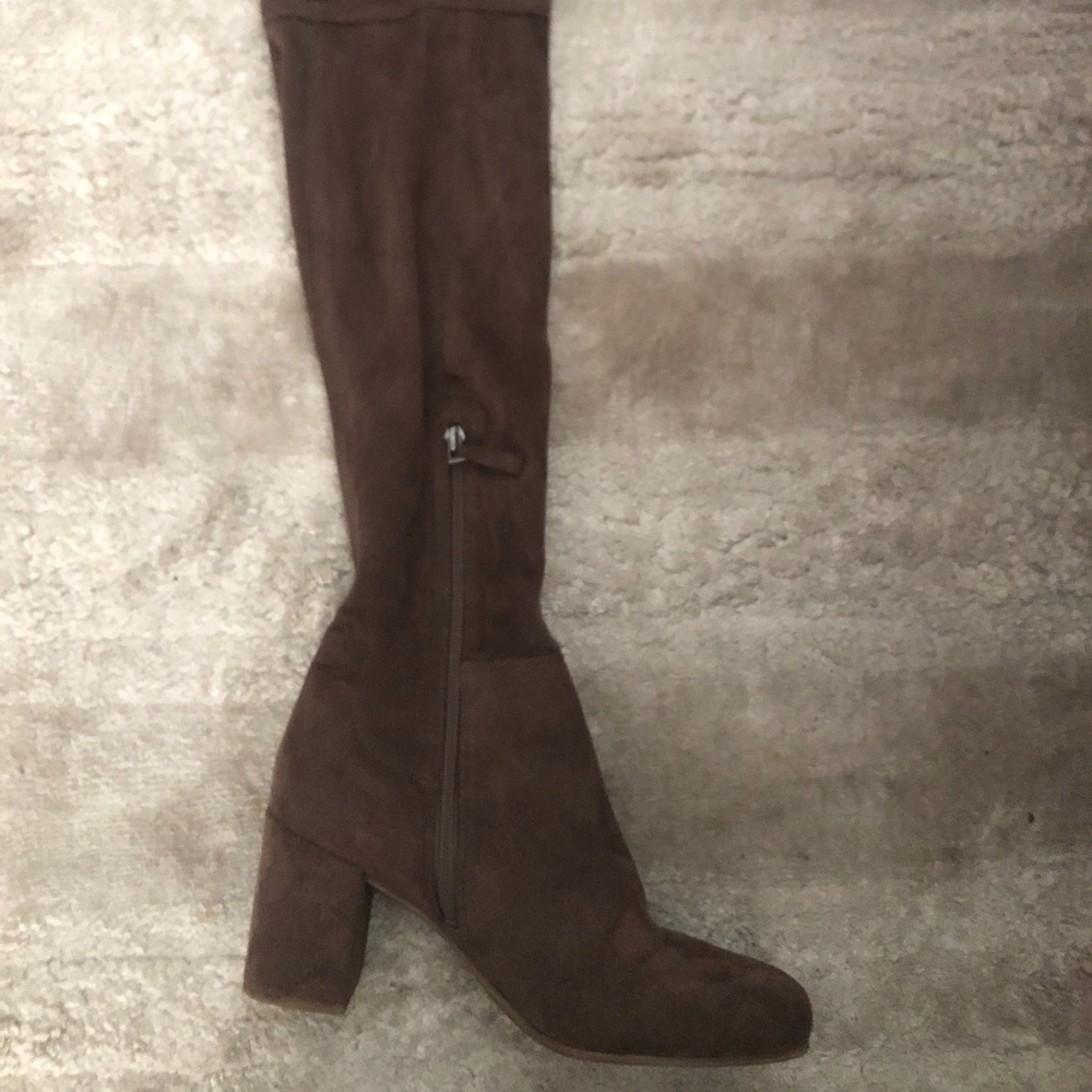 Franco Sarto Over knee faux suede boots